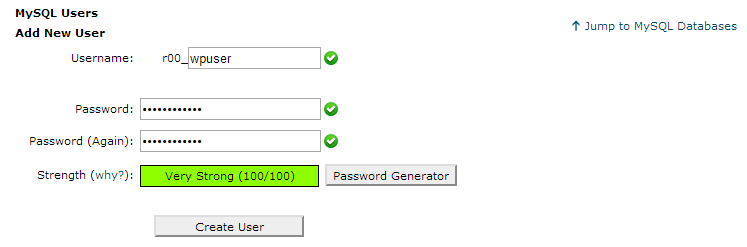 cPanel-database-user-create